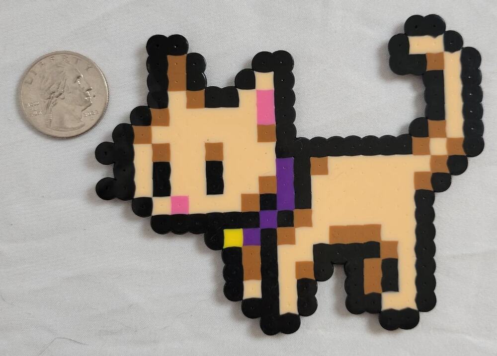 Stardew Valley Cat Perler